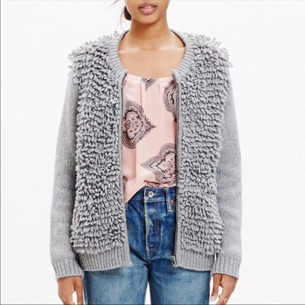 Fringe zippered cardigan from Madewell